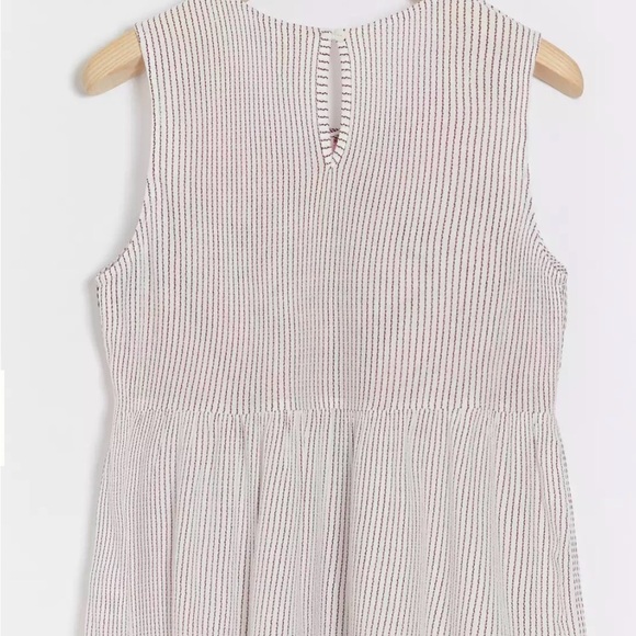 Anthropologie Dolan Left Coast Colorful Embroidered Babydoll Top. Size M - Picture 7 of 12